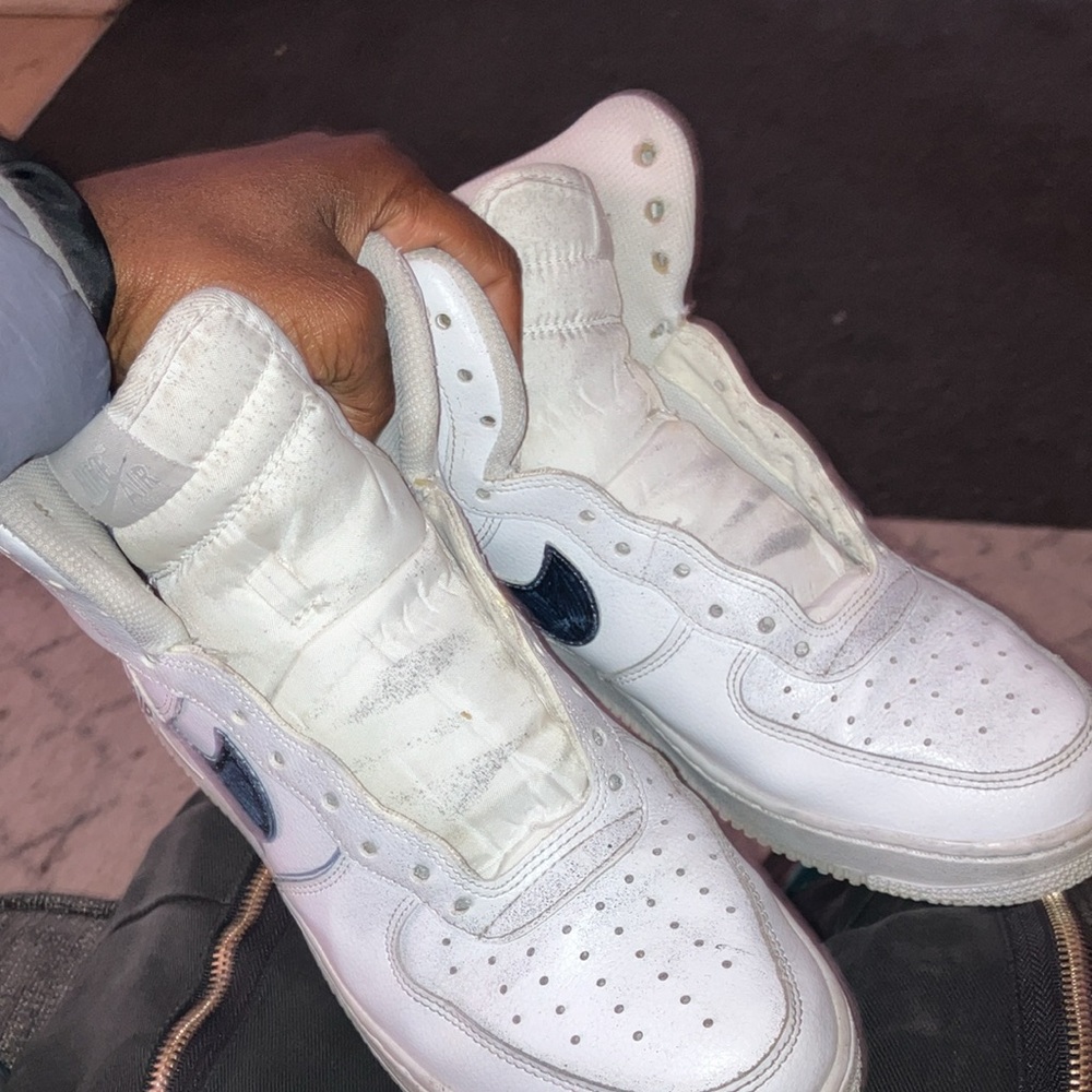 White custom airforce 1 s